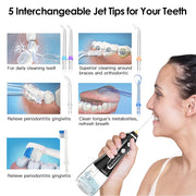 5 Modes Oral Irrigator | Dental Teeth Cleaner | USB Irrigator Dental Teeth Cleaner | Gadgets Angels 