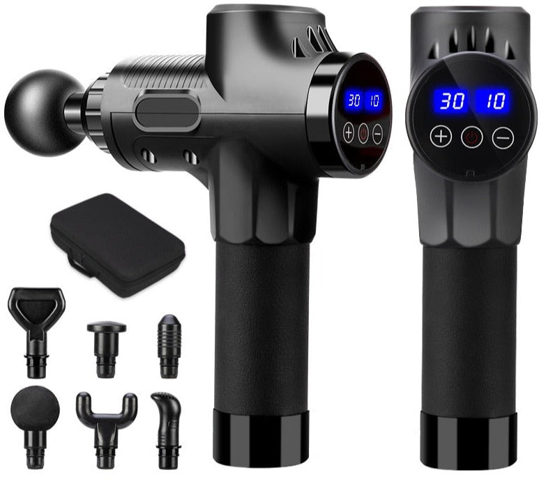 High frequency Massage Gun Muscle Relax Body Relaxation Electric Massager with Portable Bag Therapy Gun for fitness Gadgets Angels LLC