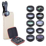 10 in 1 Mobile Phone Lenses | Applicable to Any Devices Camera Lens | 10 in 1 cell phone Lenses | Gadgets Angels