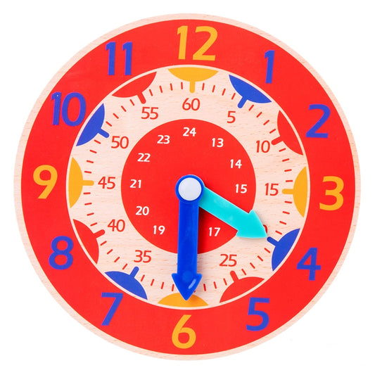 Colorful Clock for Kids | Wooden Clock Toys | Wooden Toy Box Clock | Gadgets Angels