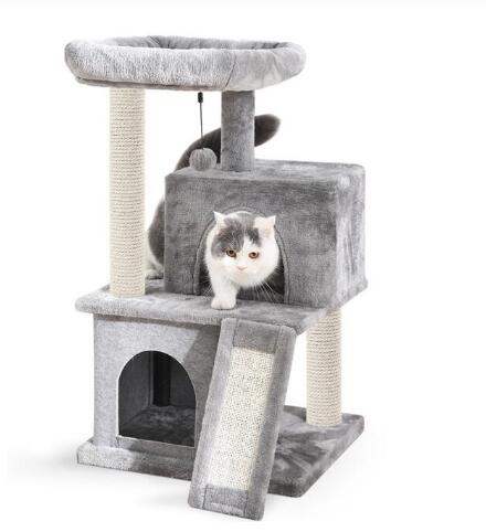 Cat Tree Tower House | Cat Jumping Toy with Ladder Tree | Best Gift Cat Tree House Tower | Gadgets Angels