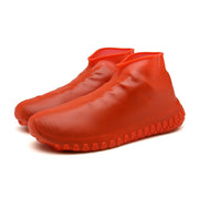 Waterproof Shoe Covers | Reusable Shoe Covers | Red Waterproof Shoe Covers | Gadgets Angels 