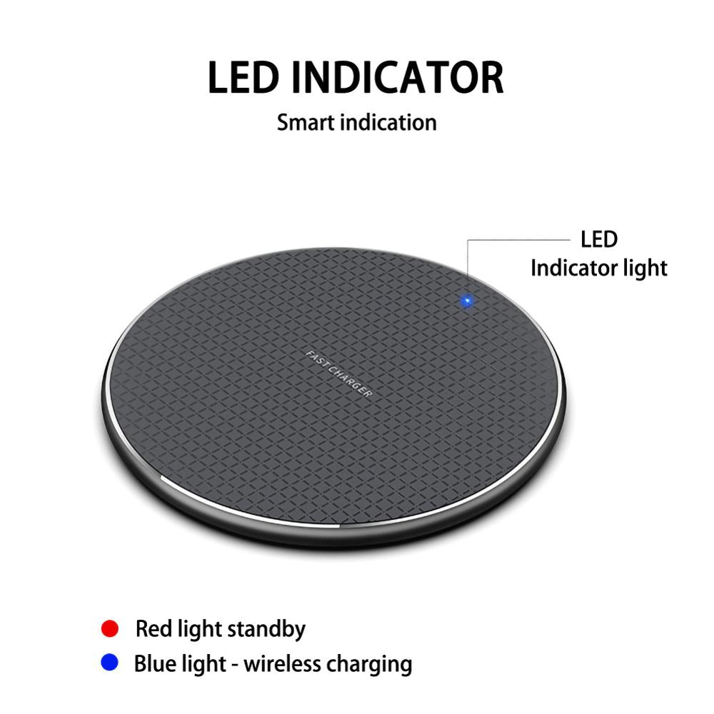 Wireless Charging Pad | Mobile Phone Charging Pad | Fast Wireless Charging Pad for Note | Gadgets Angels