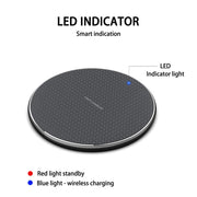 Wireless Charging Pad | Mobile Phone Charging Pad | Fast Wireless Charging Pad for Note | Gadgets Angels