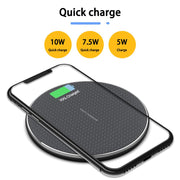 Wireless Charging Pad | Mobile Phone Charging Pad | Fast Wireless Charging Pad for Samsung Galaxy | Gadgets Angels