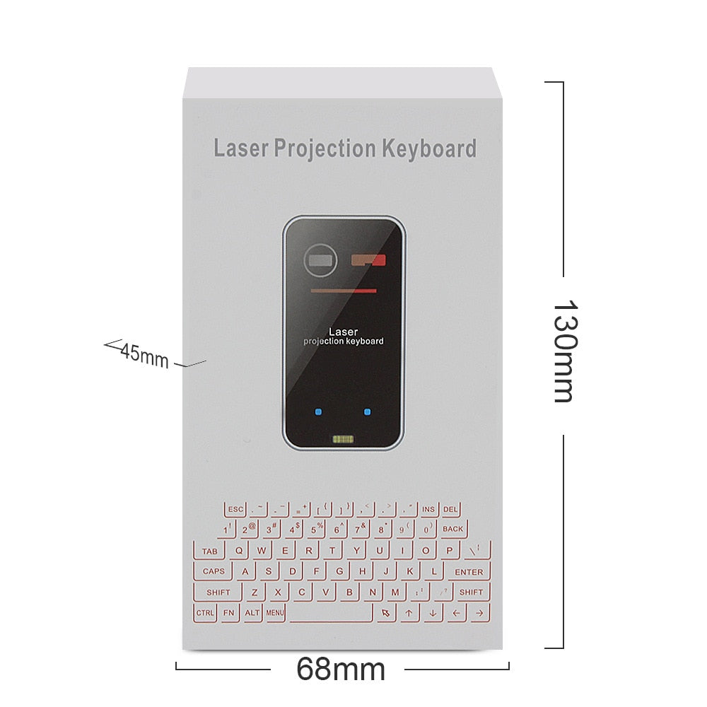 Laser Keyboard | Bluetooth Virtual Mobile Keyboard | Mac Bluetooth Laser Keyboard | Gadgets Angels