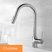 Nickel Sensor Kitchen Faucets | Pull out kitchen sink Sensor | Modern Kitchen Faucets | Gadgets Angels
