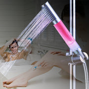 LED Romantic Head Shower | 7 Color Changing Shower | Transparent LED Romantic Shower | Gadgets Angels