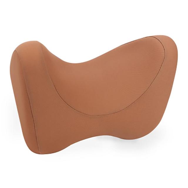 1 Pc Car Headrest Neck Pillow | Brown Car Neck Pillow | Car Neck Cushions | Gadgets Angels