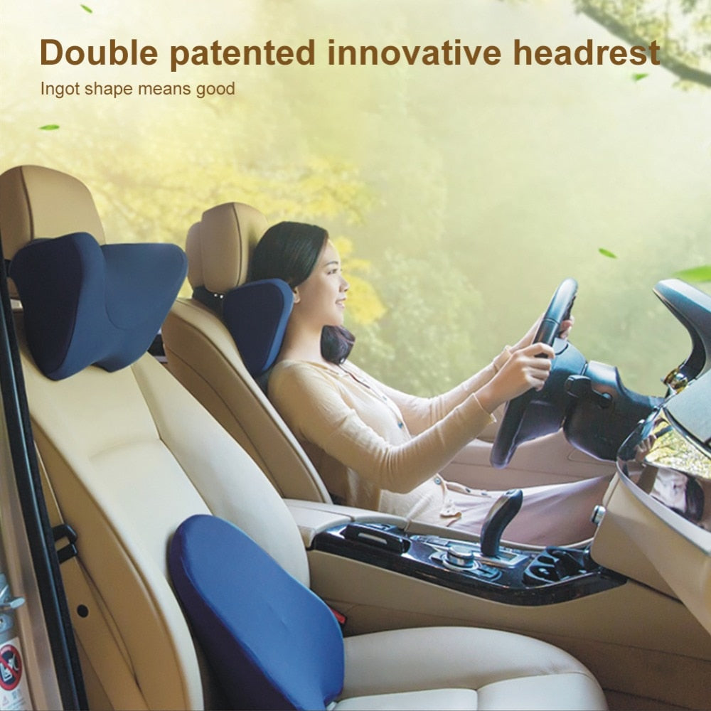 1 Pc Car Headrest Neck Pillow | Seat Headrest Pillow | Car Neck Cushions | Gadgets Angels