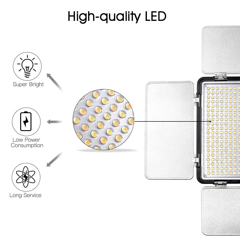Video Photography Light | High-Quality LED Lamp Beads | Daylight stand  | Gadgets Angels 