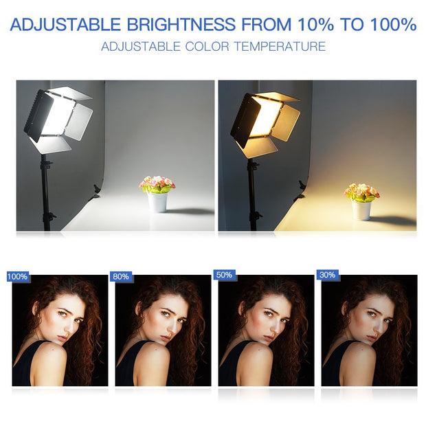 Video Photography Light | High-Quality LED Lamp Beads | White LED Photo Studio | Gadgets Angels 