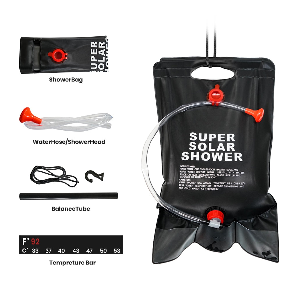 Solar Portable Hiking Shower Bag - Gadget Angels