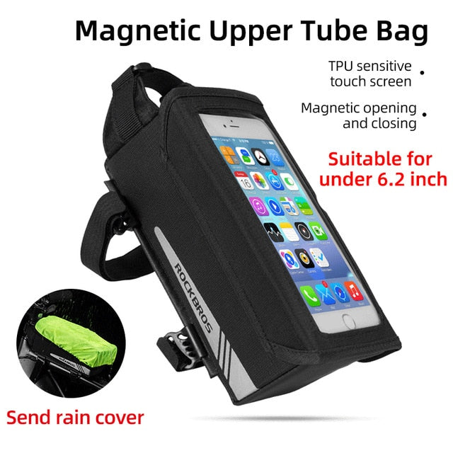 Waterproof Touch Screen Cycling Case | Sun Visor Phones Bags | Road Bike Travel Case | Gadgets Angels