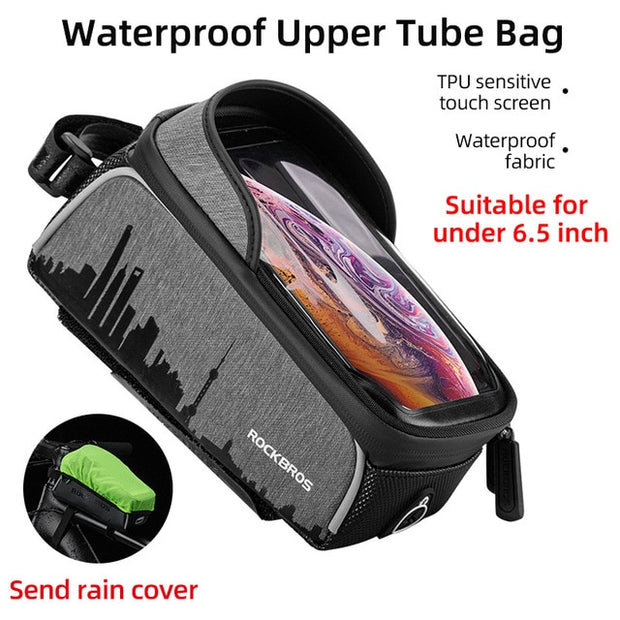 Waterproof Touch Screen Cycling Case | Sun Visor Phones Bags | Bike Travel Bag | Gadgets Angels