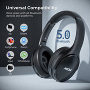 Wireless Headset | Active Noise Lightweight Headset | Bluetooth 5.0 and Quick Charge Wireless Headset | Gadgets Angels 