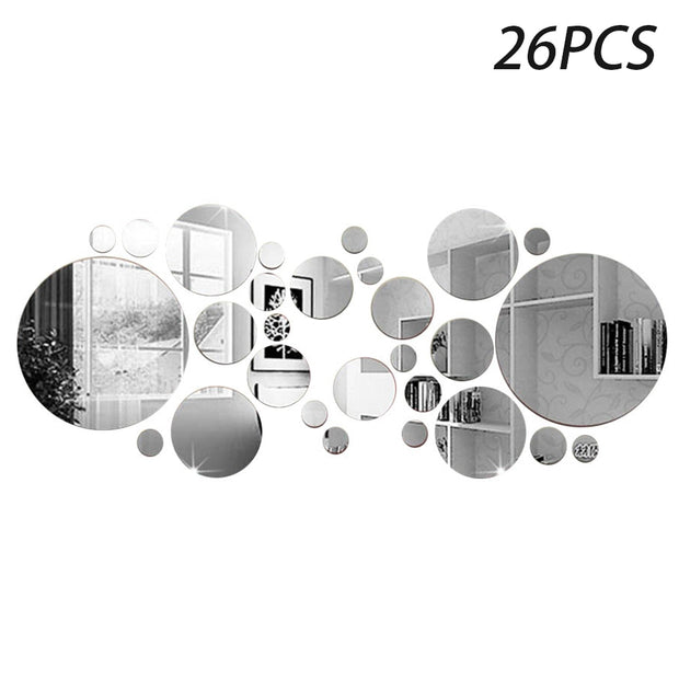 26pcs 3D Mirror Sticker | 3D Mirror Wall Sticker | 3D Mirror Stickers | Gadgets Angels