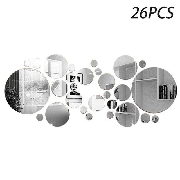 26pcs 3D Mirror Sticker | 3D Mirror Wall Sticker | 3d Mirror Wall | Gadgets Angels