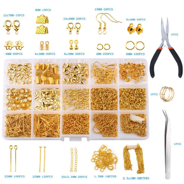 Alloy Jewelry Accessories | Hook Jewelry Making Kit | Jewelry Making Supplies Kit | Gadgets Angels