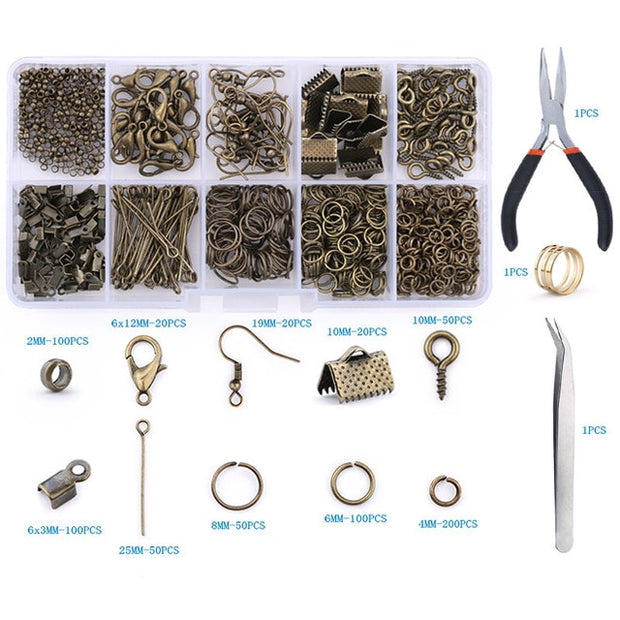 Alloy Jewelry Accessories | Hook Jewelry Making Kit | Clasp and Hooks Box | Gadgets Angels
