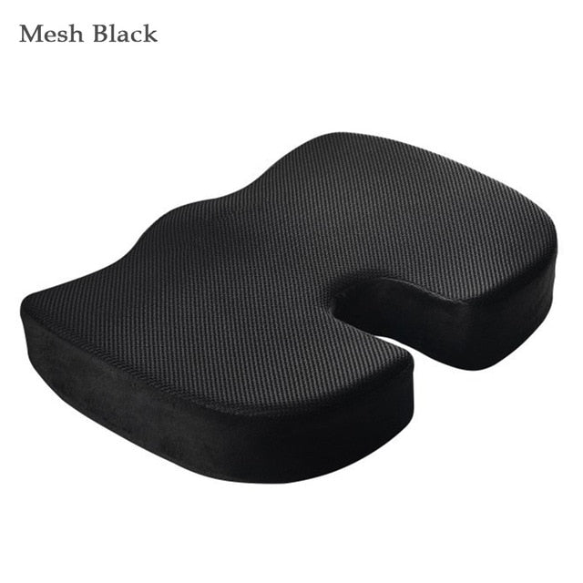 Washable Seat Cushion | Back Support Cushion | Mesh Black Back Support Cushion | Gadgets Angels