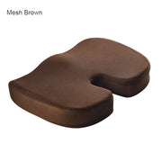 Washable Seat Cushion | Back Support Cushion | Mesh Brown Back Support Cushion | Gadgets Angels 