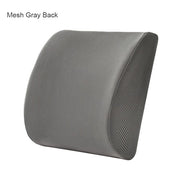 Washable Seat Cushion | Back Support Cushion | Mesh Gray Back Support Cushion | Gadgets Angels