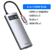 USB C HUB Type C to HDMI-compatible USB 3.0 Adapter 8 in 1 Type C HUB Dock for MacBook Pro Air USB C Splitter Gadgets Angels LLC