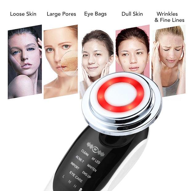 7 in 1 Face Lift Device | Skin Rejuvenation Device | RF Microcurrent Skin Rejuvenation | Gadgets Angels