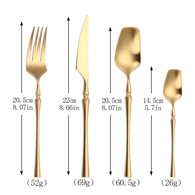 Cutlery Set | Forks Knives Spoons | Spoon Fork Knife | Gadgets Angels