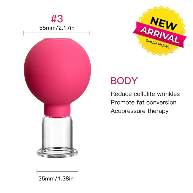Rubber Body Cups Massage | Cupping Therapy Tool | Body Cups Anti Cellulite | Gadgets Angels