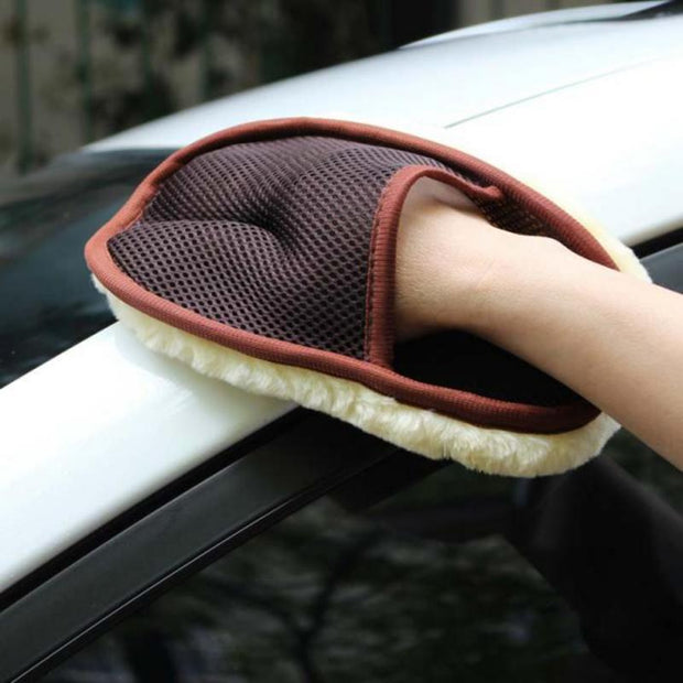 Car Styling Wool Soft Car Washing Gloves | Car Styling Wool Soft Gloves | Car Washing Gloves | Gadgets Angels 