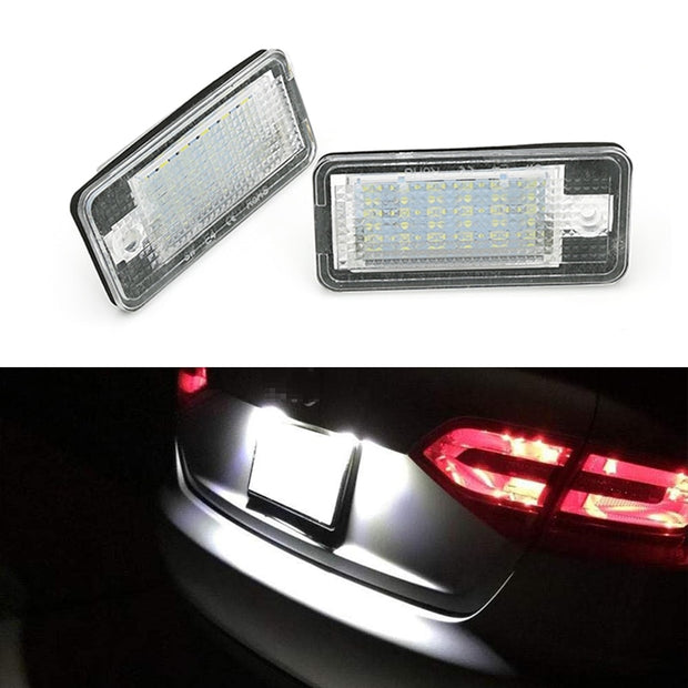 2 Pcs Car LED Number Plate | License Plate Light Lamp | Rear License Plate Light | Gadgets Angels
