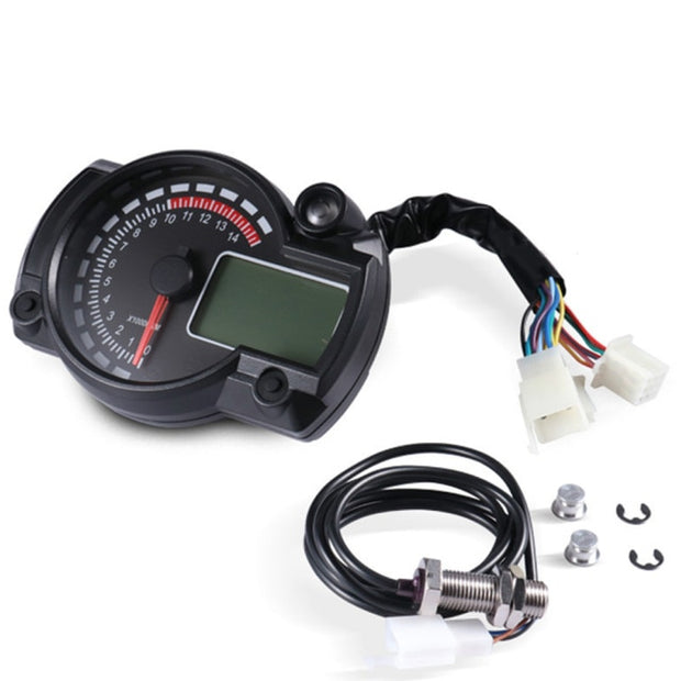 Motorcycle Speedometer | 7 Colors LCD Speedometer | Electronic Speedometer for Motorcycle | Gadgets Angels