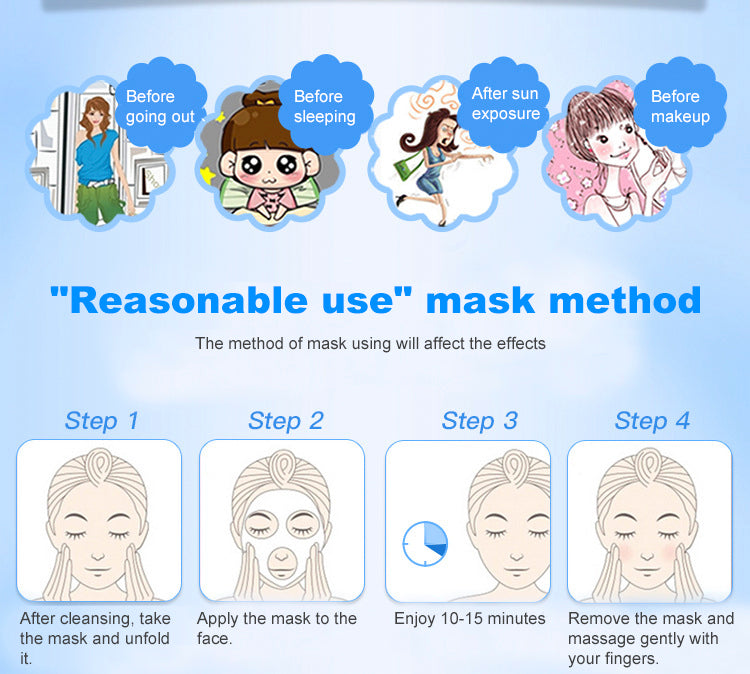 Hyaluronic Acid Facial Mask | Whitening Face Masks | Best Hydrating Face Mask | Gadgets Angels