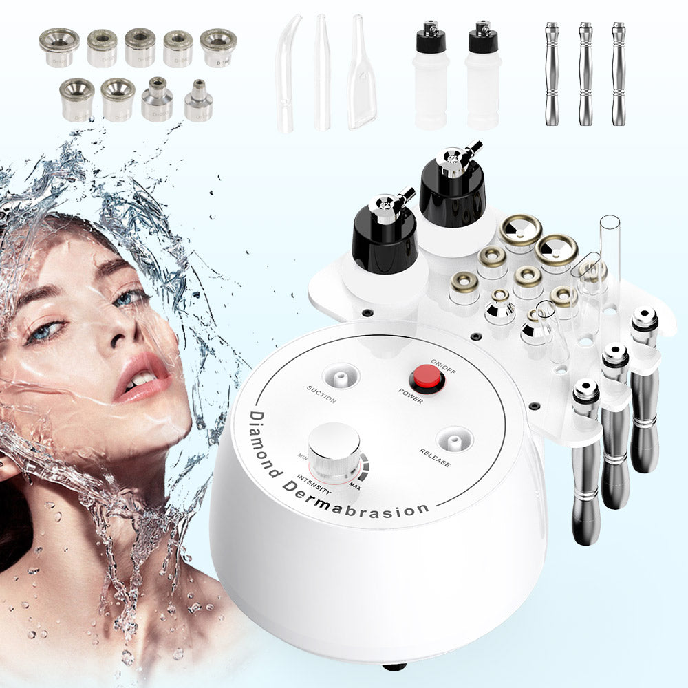 3 In 1 Vacuum Diamond Tip Microdermabrasion Machine Acne Blackhead Removal Skin Rejuvenation Water Spray Facial Beauty Machine Gadgets Angels LLC