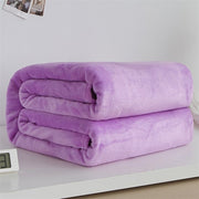 Super Soft Fleece Blanket | Anti Pilling Blanket | Super Soft Purple Fleece Blanket | Gadgets Angels 
